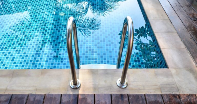 22169783 - swimming pool with stair