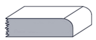 a grey and white rectangular object