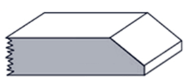 a grey and white flag
